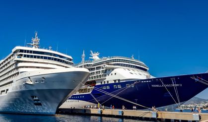 İki kruvaziyerle 2 bin 482 yolcu geldi