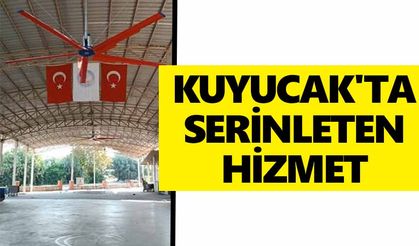 Kuyucak'ta serinleten hizmet