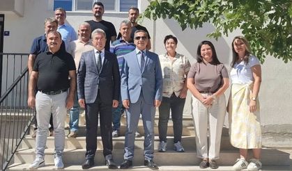 Aydın İl Tarım ve Orman Müdürü Ayhan Temiz’den Karpuzlu’da tarım ve iş birliği ziyareti