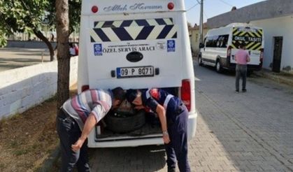 Aydın’da okul servislerine sıkı denetim