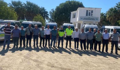 Aydın’da servis şoförleri denetlendi