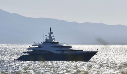 Mega Yat Sunrays Bodrum Açıklarında Göz Kamaştırdı