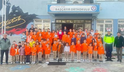 Köşk'te öğrencilere trafik güvenliği eğitimi verildi