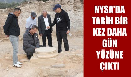 Nysa’da tarih bir kez daha gün yüzüne çıktı