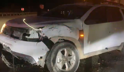 İki otomobil çarpıştı: 1 yaralı