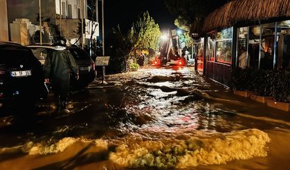 Muğla’da sel felaketi: Ekipler müdahale ediyor