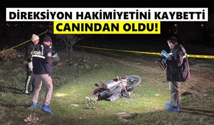 Direksiyon hakimiyetini kaybetti, canından oldu