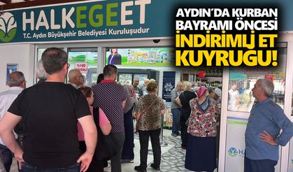 Aydın’da Kurban Bayramı öncesi indirimli et kuyruğu!