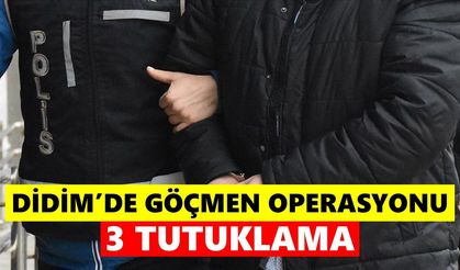 Didim’de kaçak göçmen operasyonu: Organizatörlerden 3’ü tutuklandı