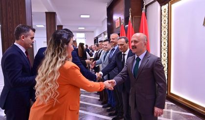 Aydın Valiliği’nde bayramlaşma töreni