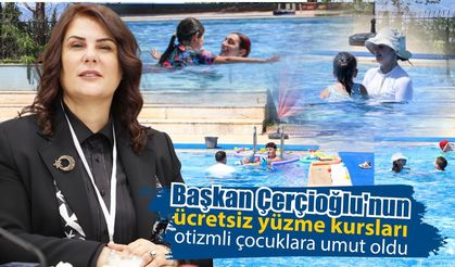 Aydın’da ‘Otizmli Çocuklar’ yüzmeyle gelişiyor