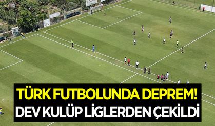 Türk futbolunda deprem! Profesyonel liglerden çekildiği açıkladı