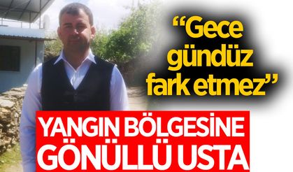 Çine'de yangın mağdurlarına umut oldu! "Gece gündüz ücretsiz yapacağım"