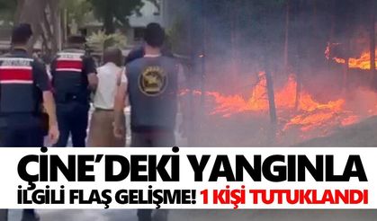 Çine’deki yangınla ilgili flaş gelişme! 1 kişi tutuklandı
