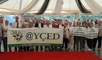 Aydın'da çevreciler jeotermal projesine tepki gösterdi