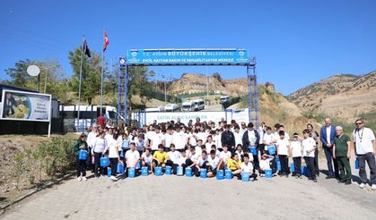 Aydın’da miniklere ilk ders: Hayvan sevgisi