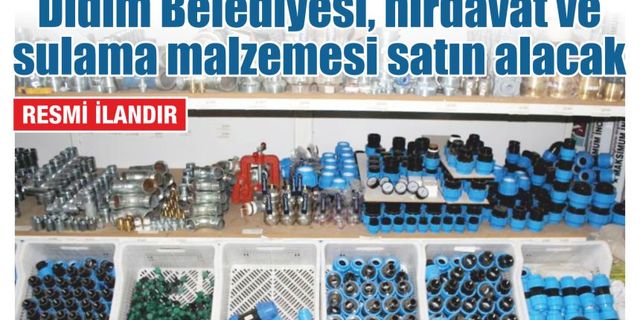 Kuşadası Belediyesi biyosidal ürünler satın alacak