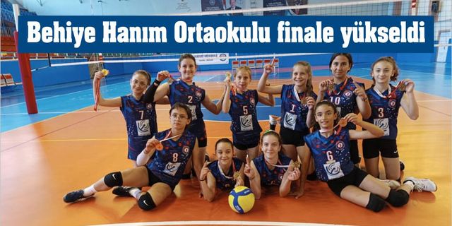 Behiye Hanım Ortaokulu finale yükseldi 