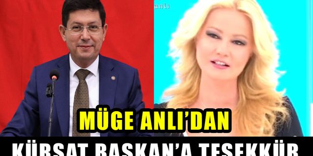 Müge Anlı Kürşat Başkan’a canlı yayında teşekkür etti