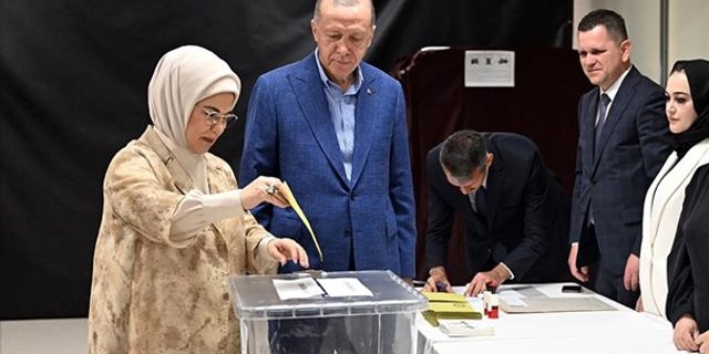 Emine Erdoğan'dan seçim paylaşımı