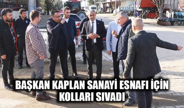 Koçarlı’da Sanayi sitesi yolları yenilenecek su baskınları önlenecek