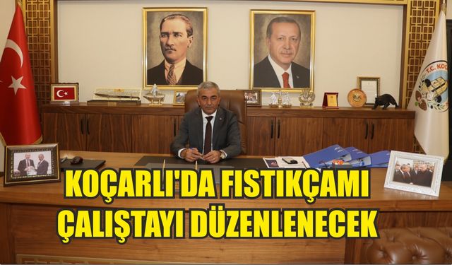 Koçarlı’da fıstıkçamı çalıştayı düzenlenecek