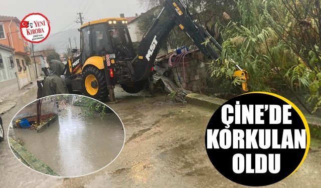 Çine’de korkulan oldu