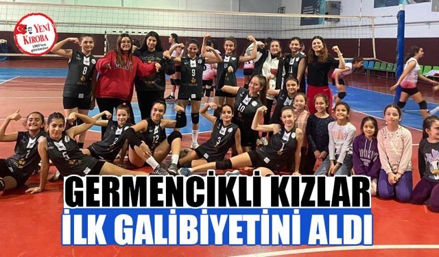 Germencikli kızlar ilk galibiyetini aldı