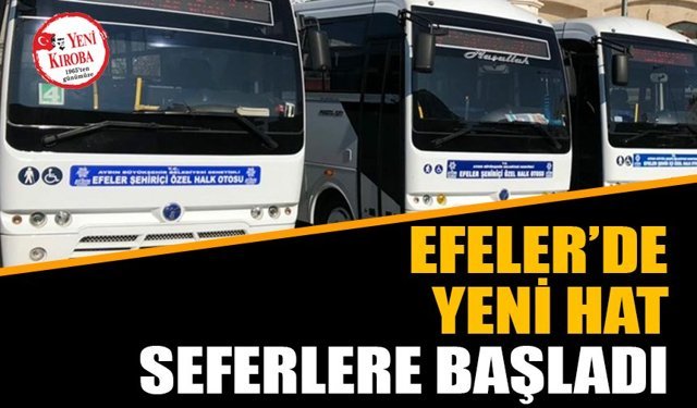 Efeler’de şehiriçine yeni hat