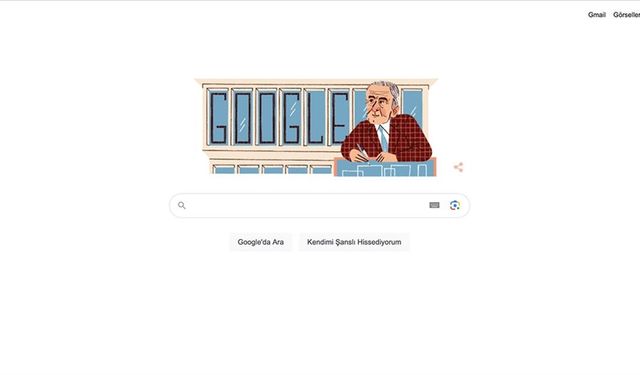 Google'dan Türk mimar Eldem'in doğum gününe özel "doodle"