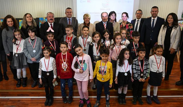 "Toprak ve Çocuk" resim yarışmasında ödül töreni yapıldı
