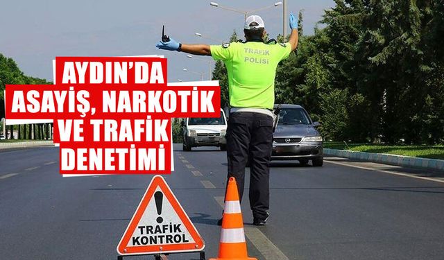 Germencik'te asayiş, narkotik ve trafik denetimleri yapıldı