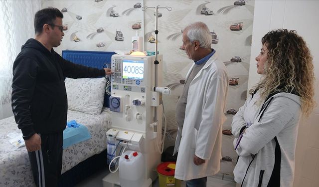 Diyaliz hastalarına ev konforunda tedavi imkanı başladı