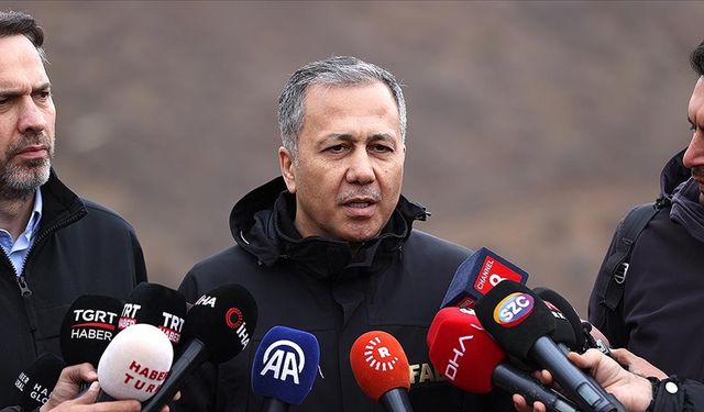 İçişleri Bakanı Yerlikaya, Erzincan'daki maden kazasına ilişkin açıklamalarda bulundu