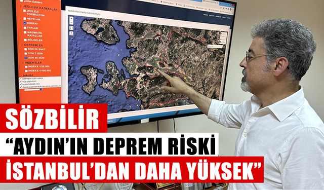Prof. Dr. Hasan Sözbilir: Aydın'ın deprem riski İstanbul'dan daha yüksek
