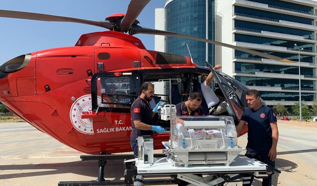 Hava ambulansları arife gününden itibaren 126 acil vaka için havalandı