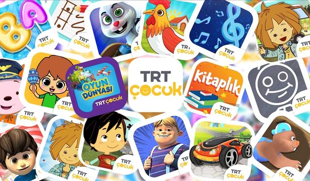 TRT Çocuk'un dijital uygulamaları 125 milyondan fazla indirildi
