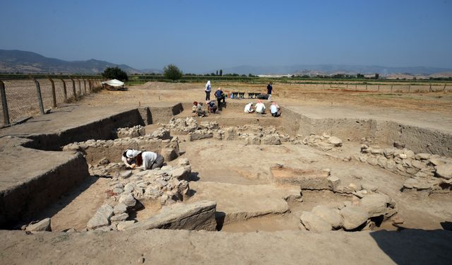 Aydın'daki Tepecik Höyüğü'nde 3 bin 500 yıllık midye kabukları bulundu