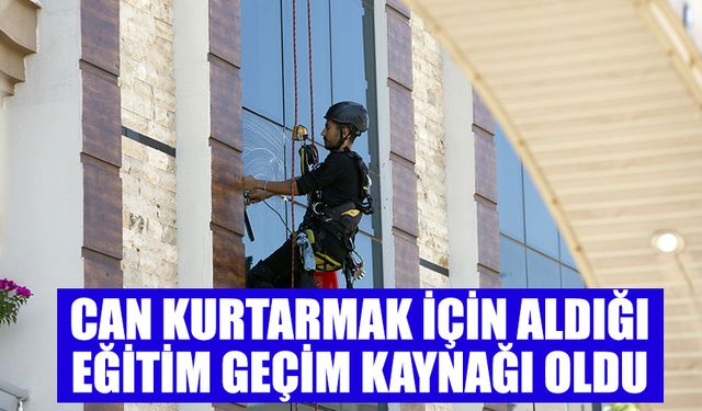 Can kurtarmak için aldığı eğitim geçim kaynağı oldu