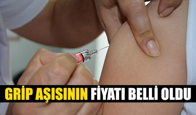 Grip aşısının fiyatı belli oldu