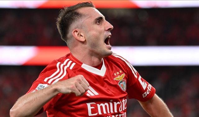 Milli futbolcu Kerem Aktürkoğlu "hat-trick" yaptı, Benfica farklı kazandı