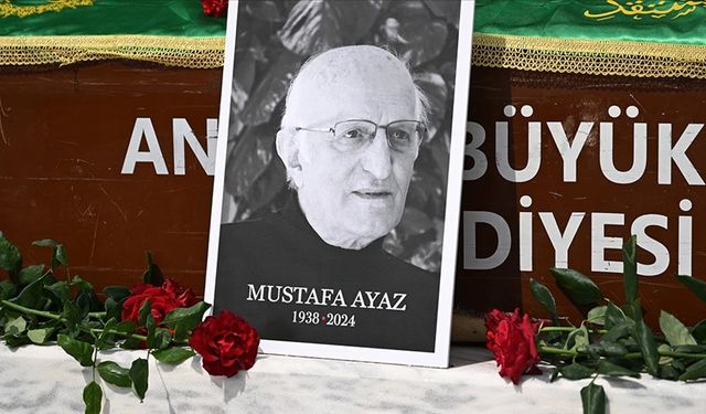 Ressam Mustafa Ayaz son yolculuğuna uğurlandı