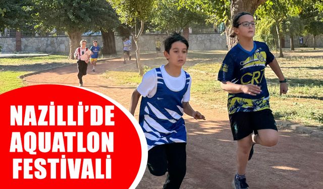 Nazilli’de Aquatlon Festivali