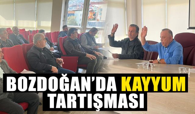 Bozdoğan’da kayyum tartışması