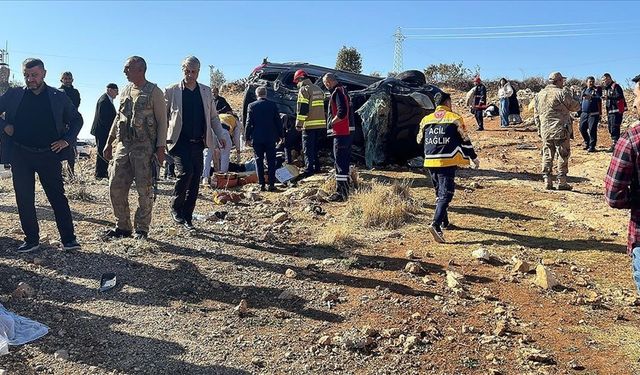 Mardin'de trafik kazasında 4 kişi hayatını kaybetti, 4 kişi yaralandı