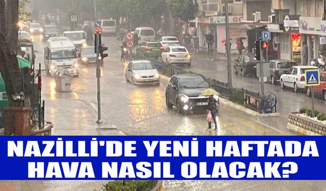Nazilli'de yeni haftada güneş yüzünü gösterecek