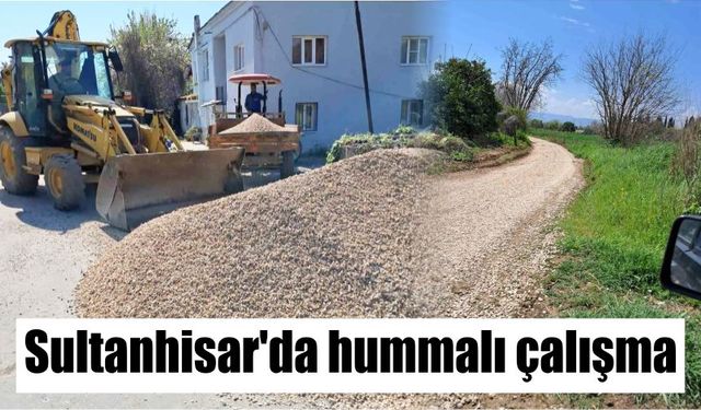 Bozulan yollar mıcırlanıyor
