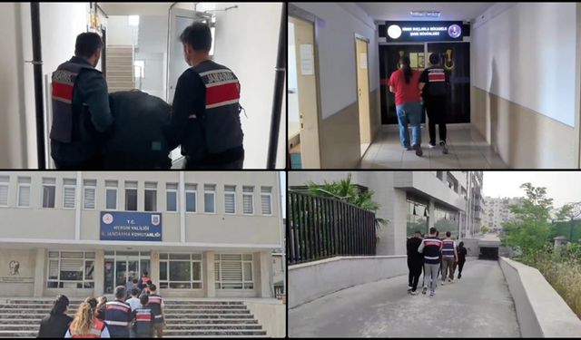 18 ilde düzenlenen operasyonlarda 102 şüpheli yakalandı