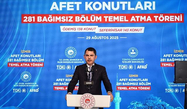 Bakan Kurum: "Devlet hiçbir zaman milletini yalnız bırakmamıştır"