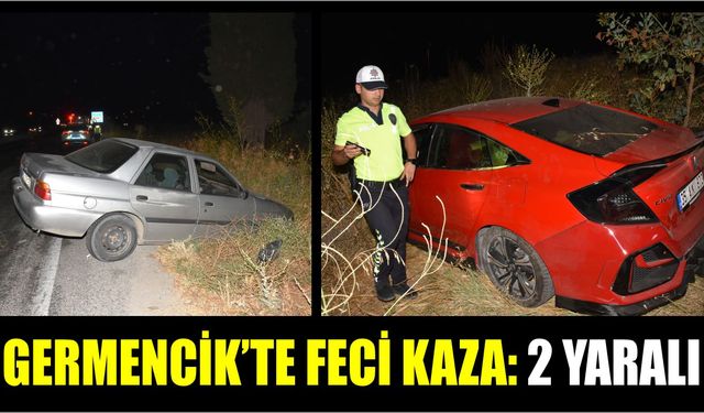 Germencik'te feci kaza: 2 yaralı